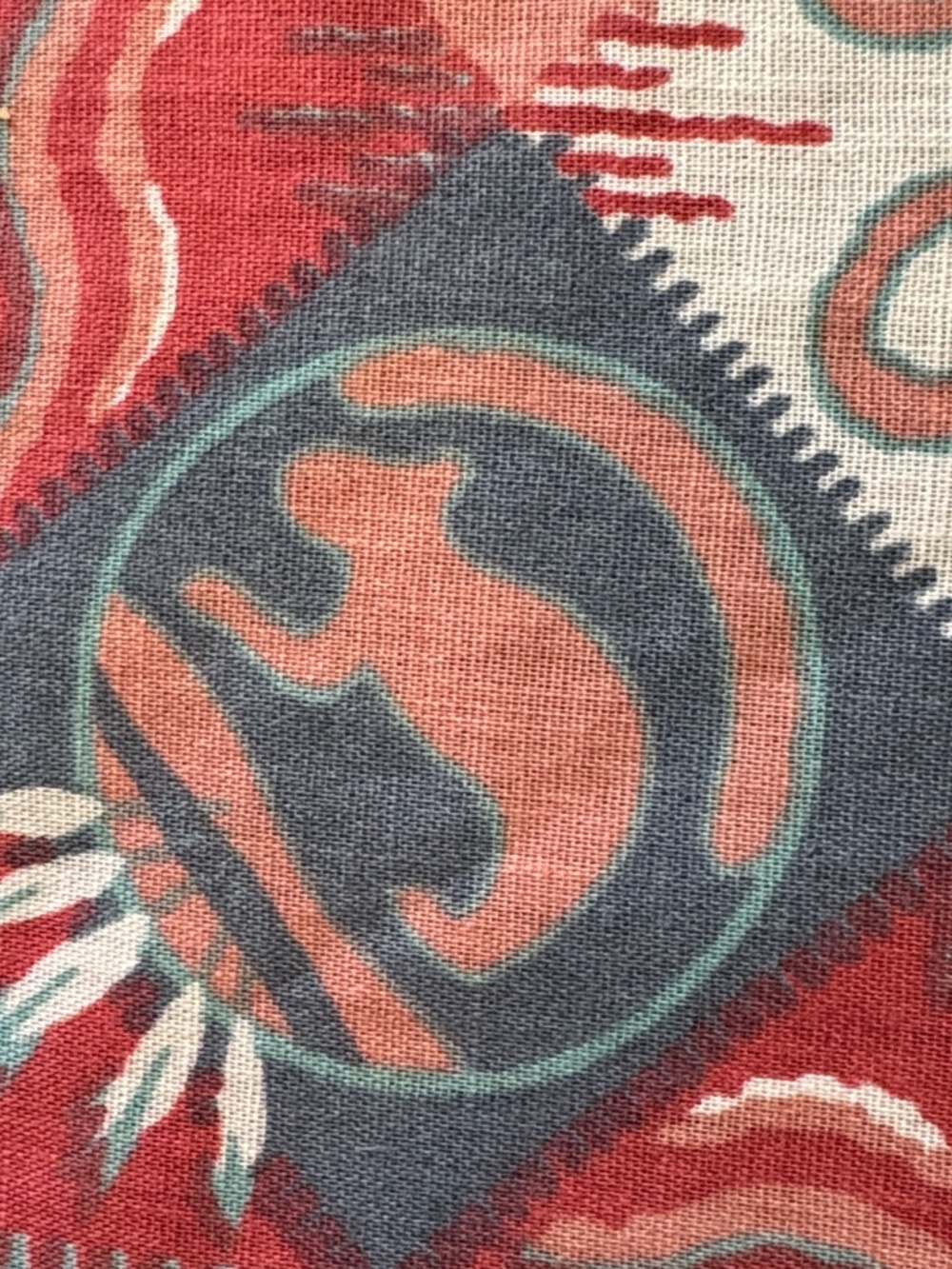 Southwest Aztec Animal Totem Bandana Scarf - Picture 6 of 7